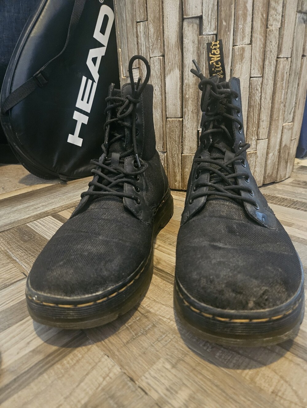 Dr. Martens Combs Poly Casual Boot in Black